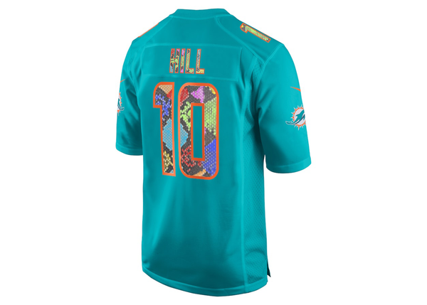 Custom Nike Tyreek Hill Miami Dolphins Python Jersey (Vice City Edition)