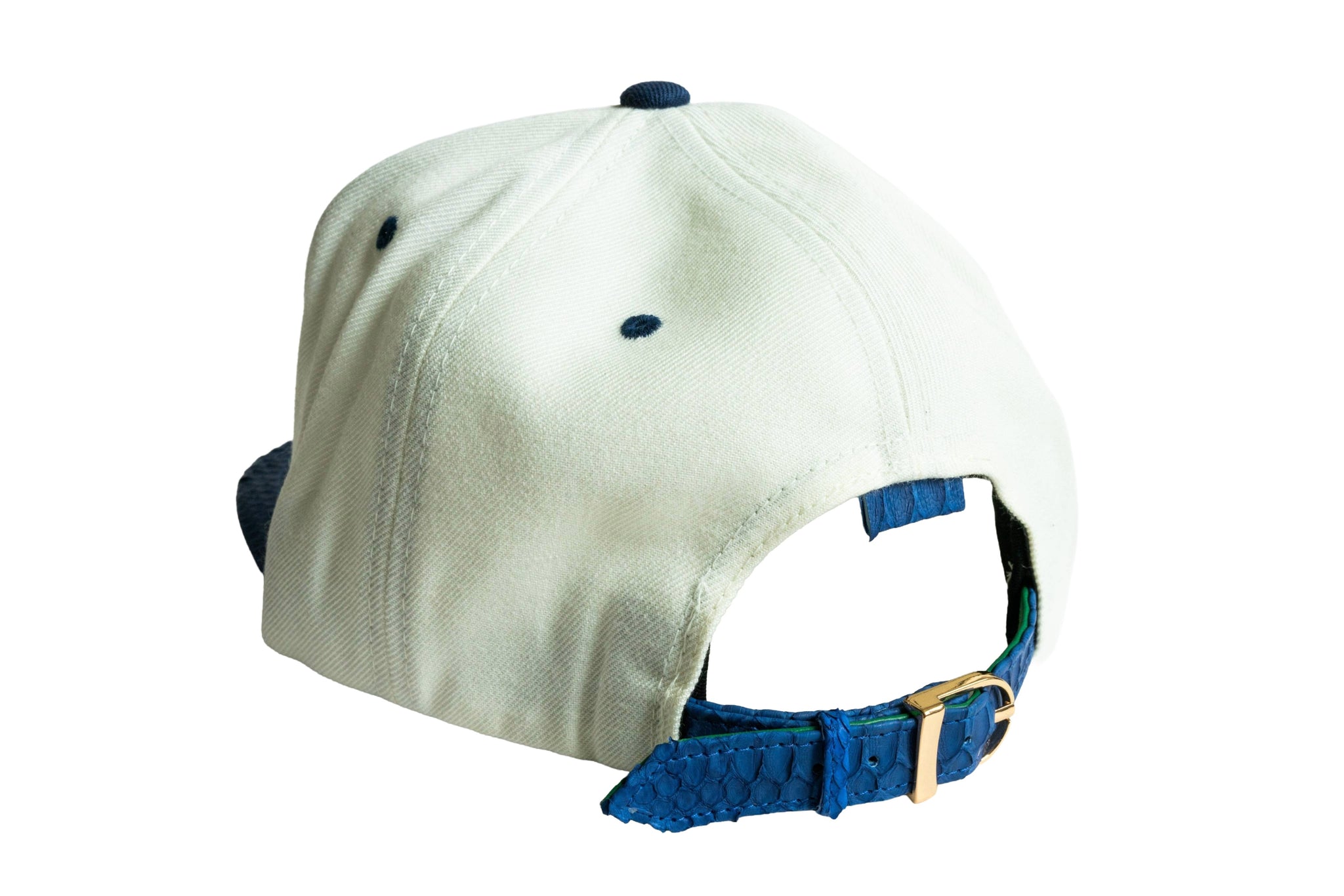 Custom Mitchell & Ness New York Knicks Off White Strapback