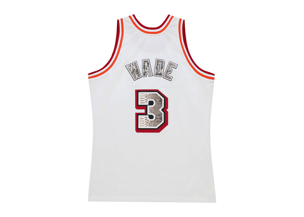 Custom Mitchell & Ness Dwyane Wade 2007-2008 Miami Heat Python Jersey