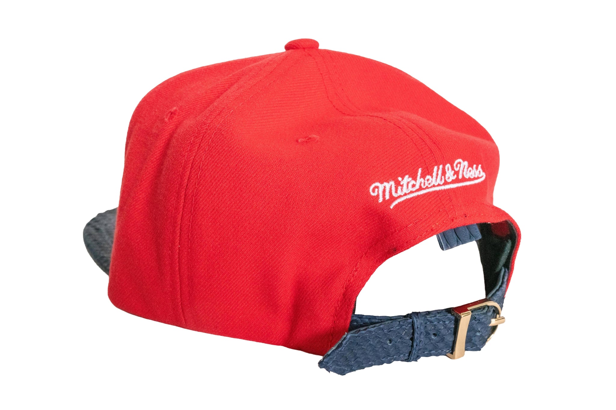 Custom Mitchell & Ness Atlanta Braves Basic Logo Strapback