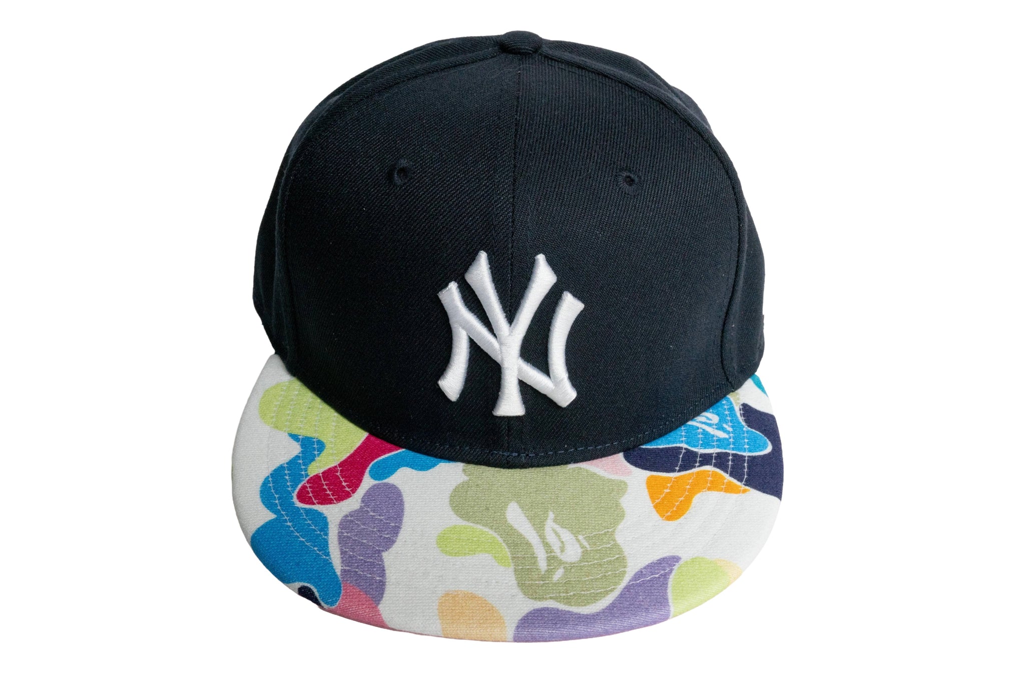 Custom BAPE x New York Yankees Strapback (Multicolor)