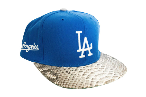 Custom Mitchell & Ness Los Angeles Dodgers Basic Logo Strapback
