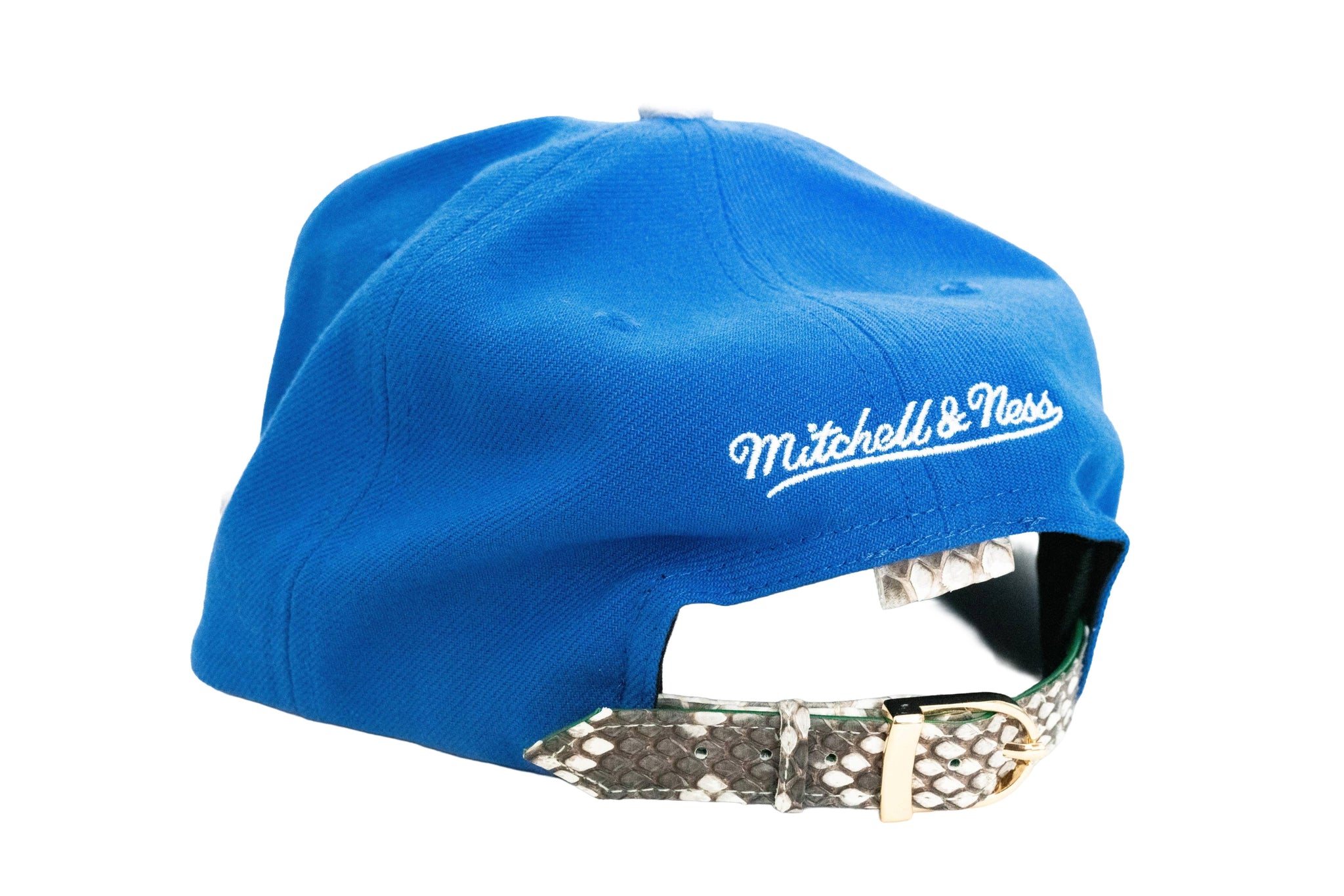Custom Mitchell & Ness Los Angeles Dodgers Basic Logo Strapback