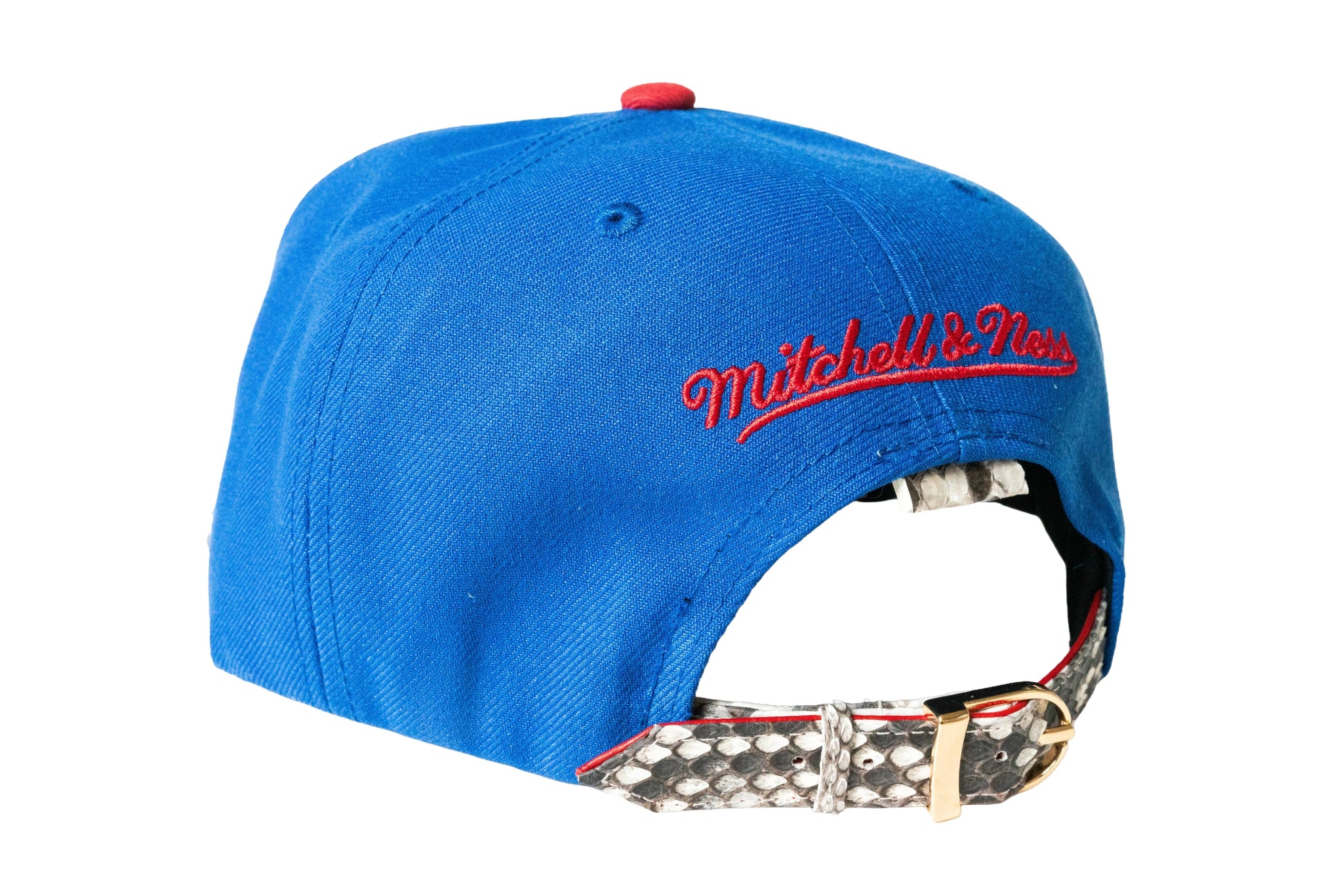 Custom Mitchell & Ness Washington Bullets Hardwood Classic Strapback