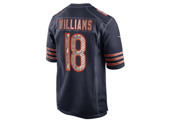 Custom Nike Caleb Williams Chicago Bears Python Jersey