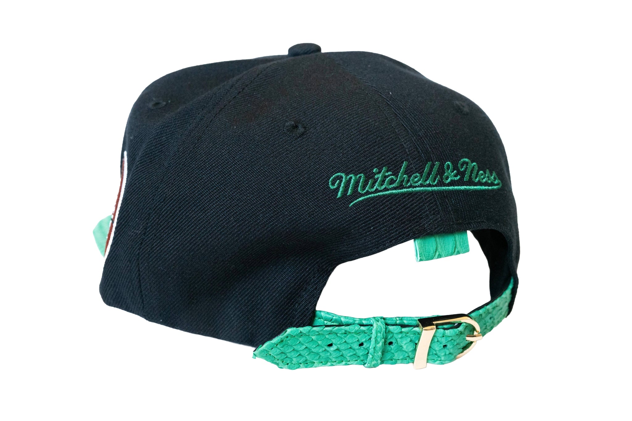 Custom Mitchell & Ness Boston Celtics The Script Strapback