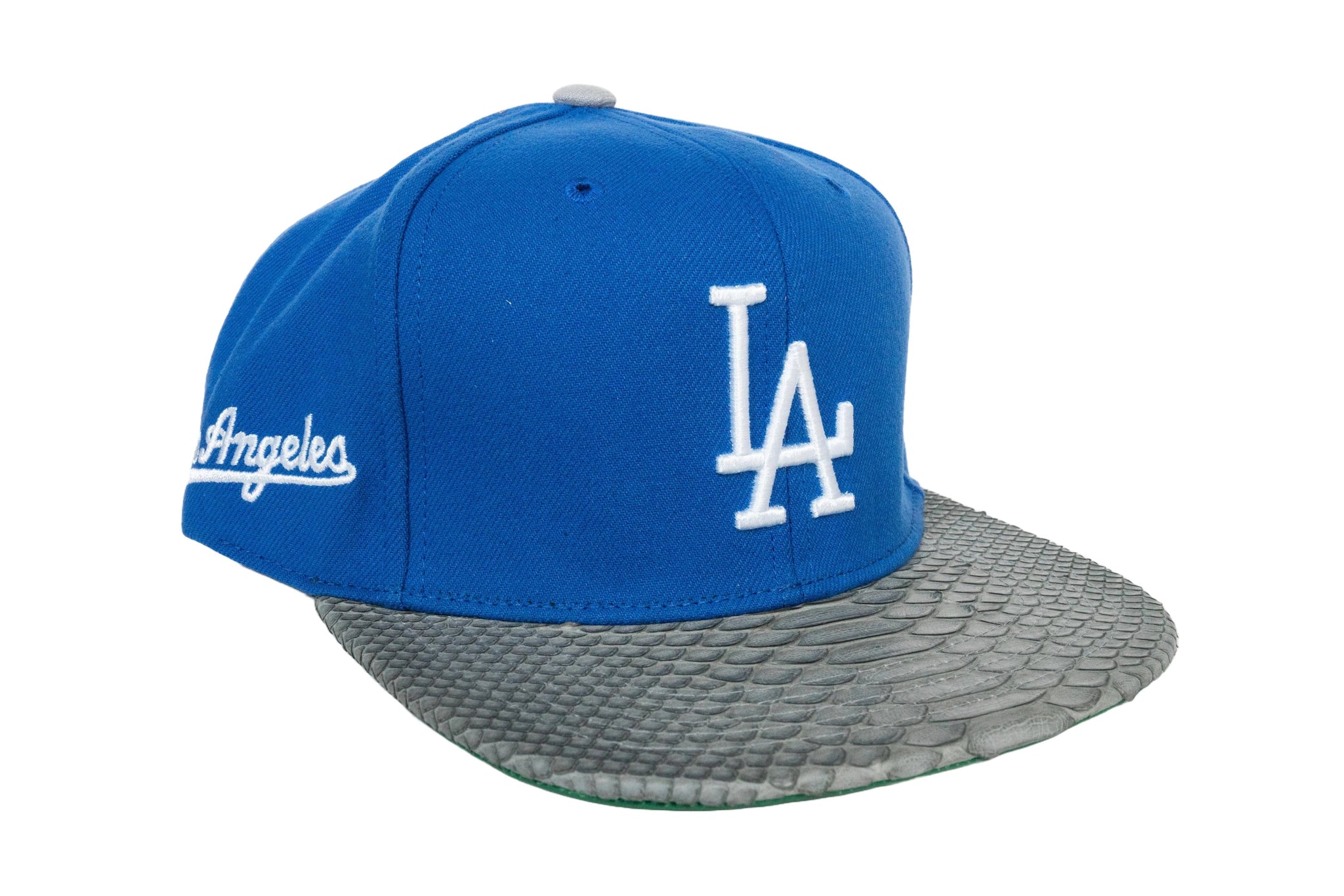 Custom Mitchell & Ness Los Angeles Dodgers Gray Strapback