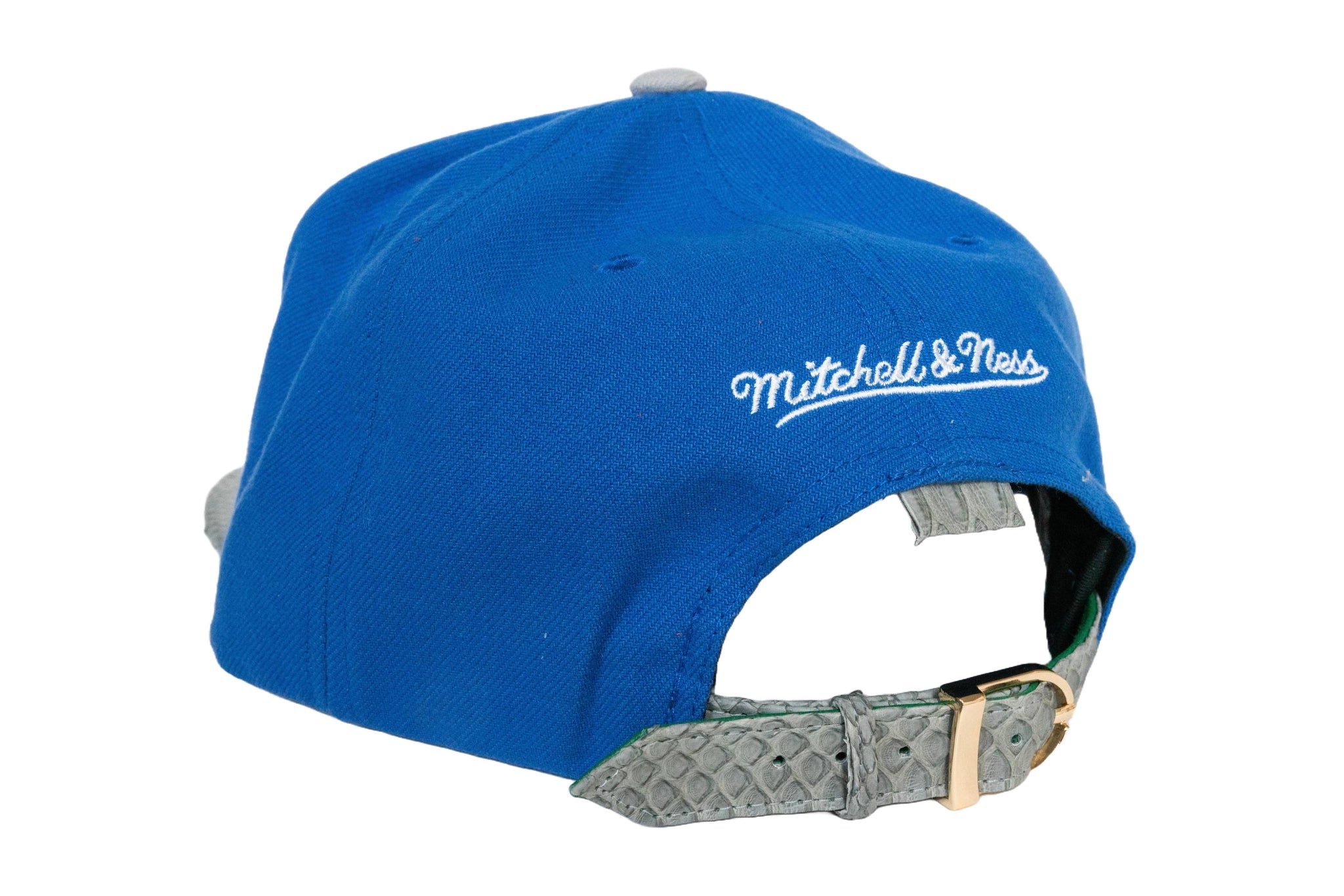 Custom Mitchell & Ness Los Angeles Dodgers Gray Strapback