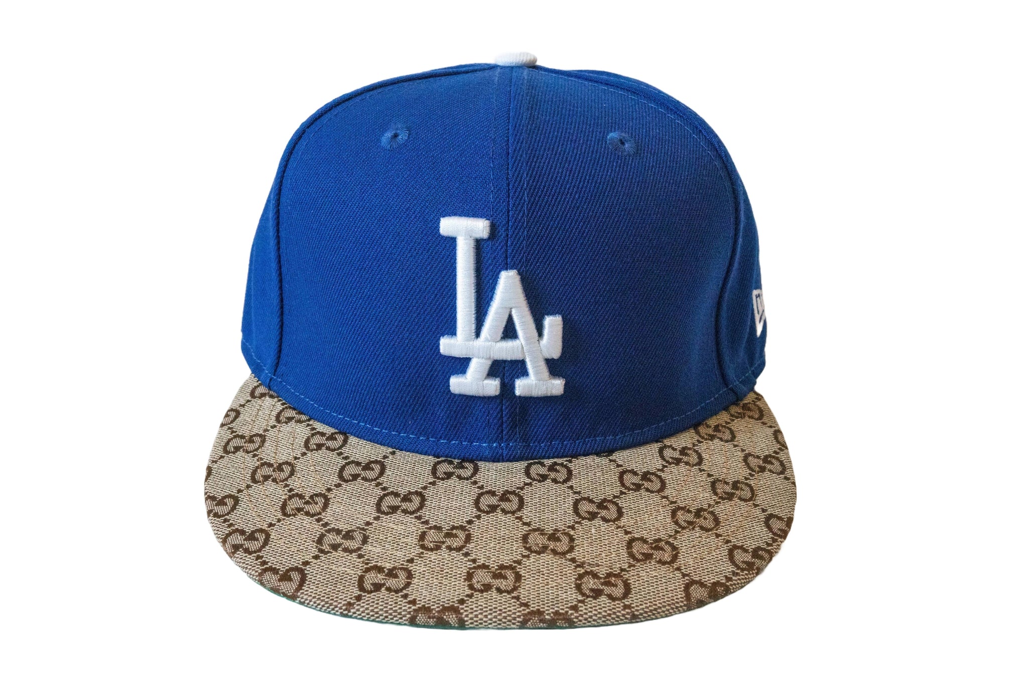 Custom New Era Los Angeles Dodgers Double G Hat (Blue)