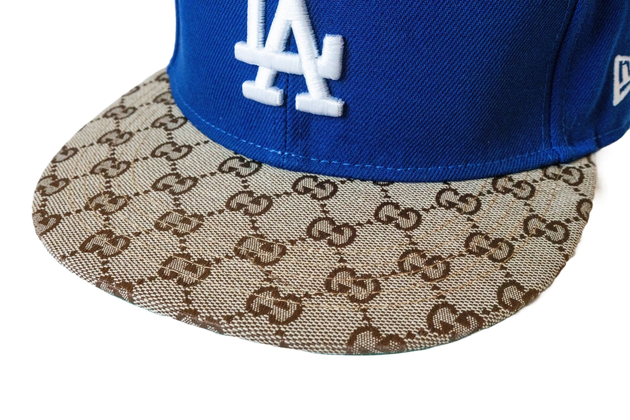 Custom New Era Los Angeles Dodgers Double G Hat (Blue)