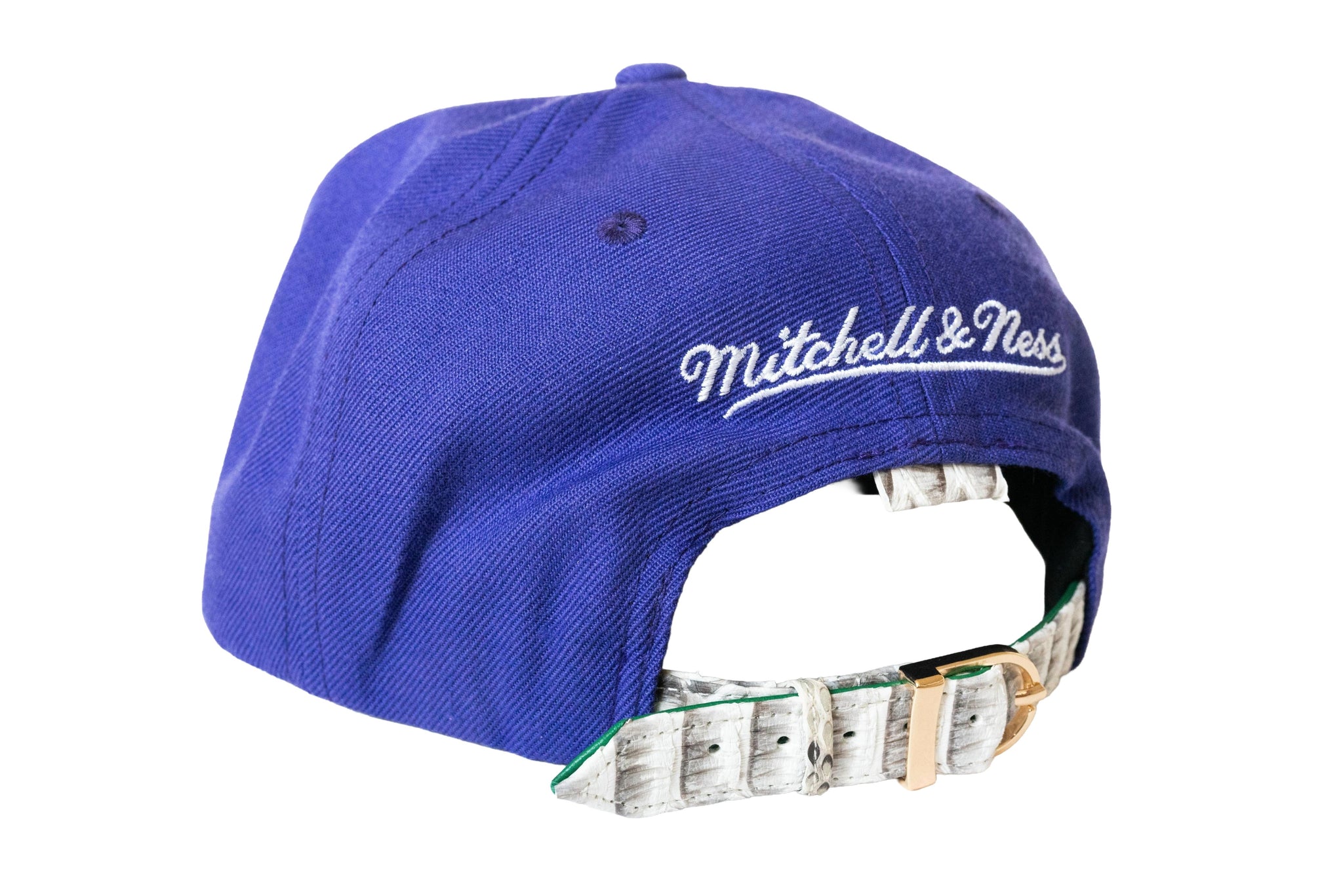 Custom Mitchell & Ness Charlotte Hornets Hardwood Classics Strapback