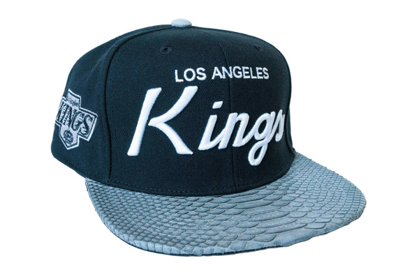 Custom Mitchell & Ness Los Angeles Kings The Script Strapback