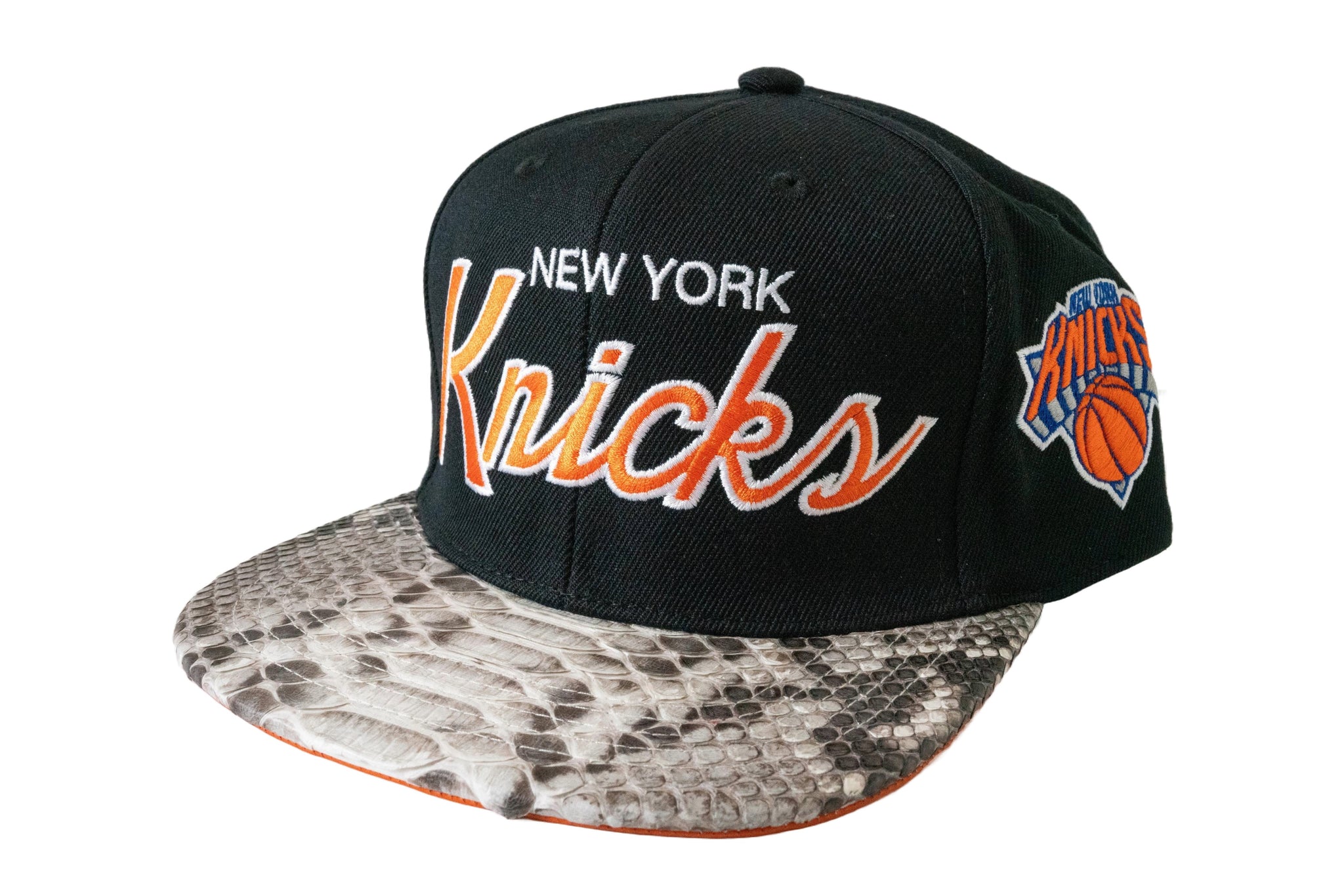 Custom Mitchell & Ness New York Knicks The Script Strapback