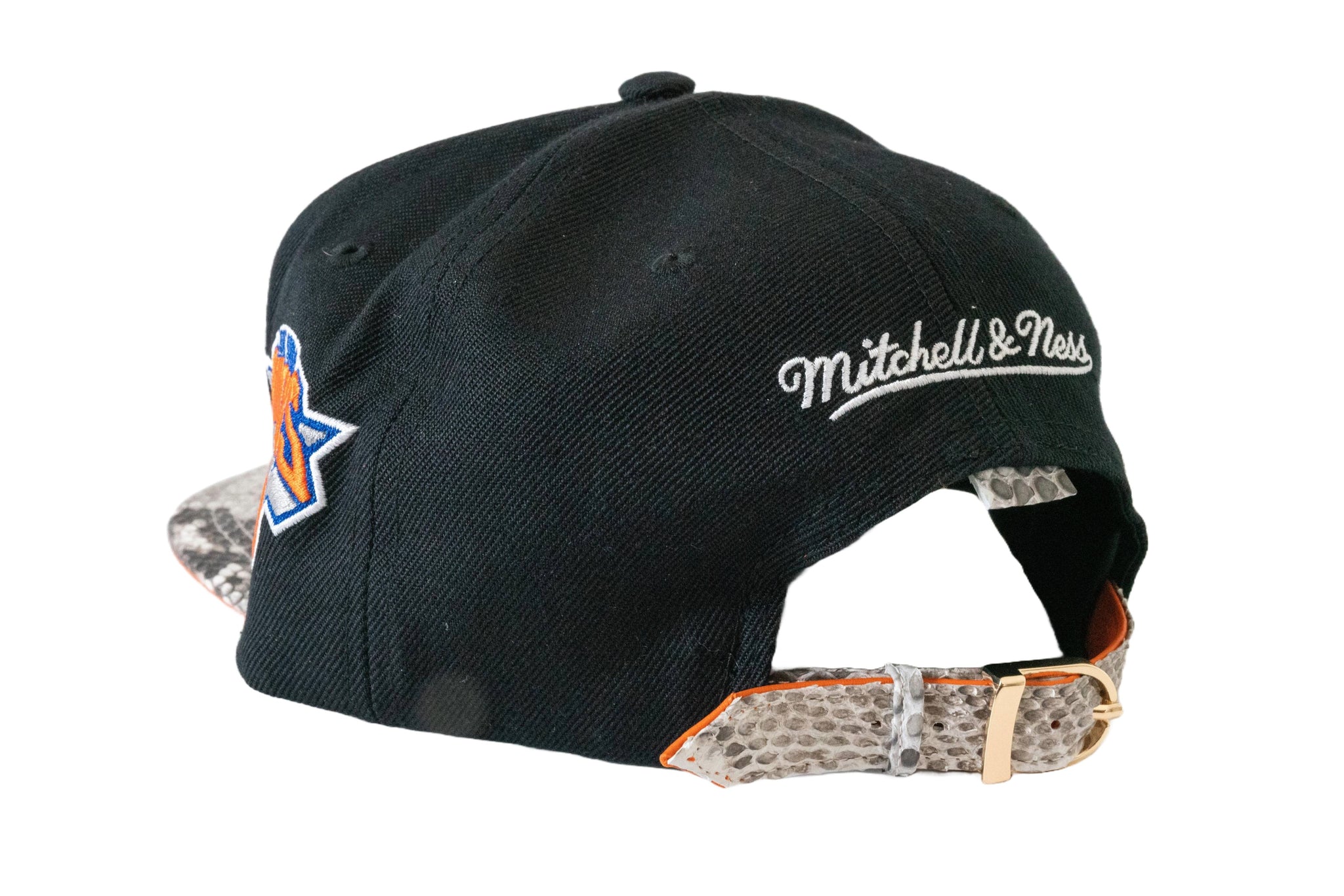 Custom Mitchell & Ness New York Knicks The Script Strapback
