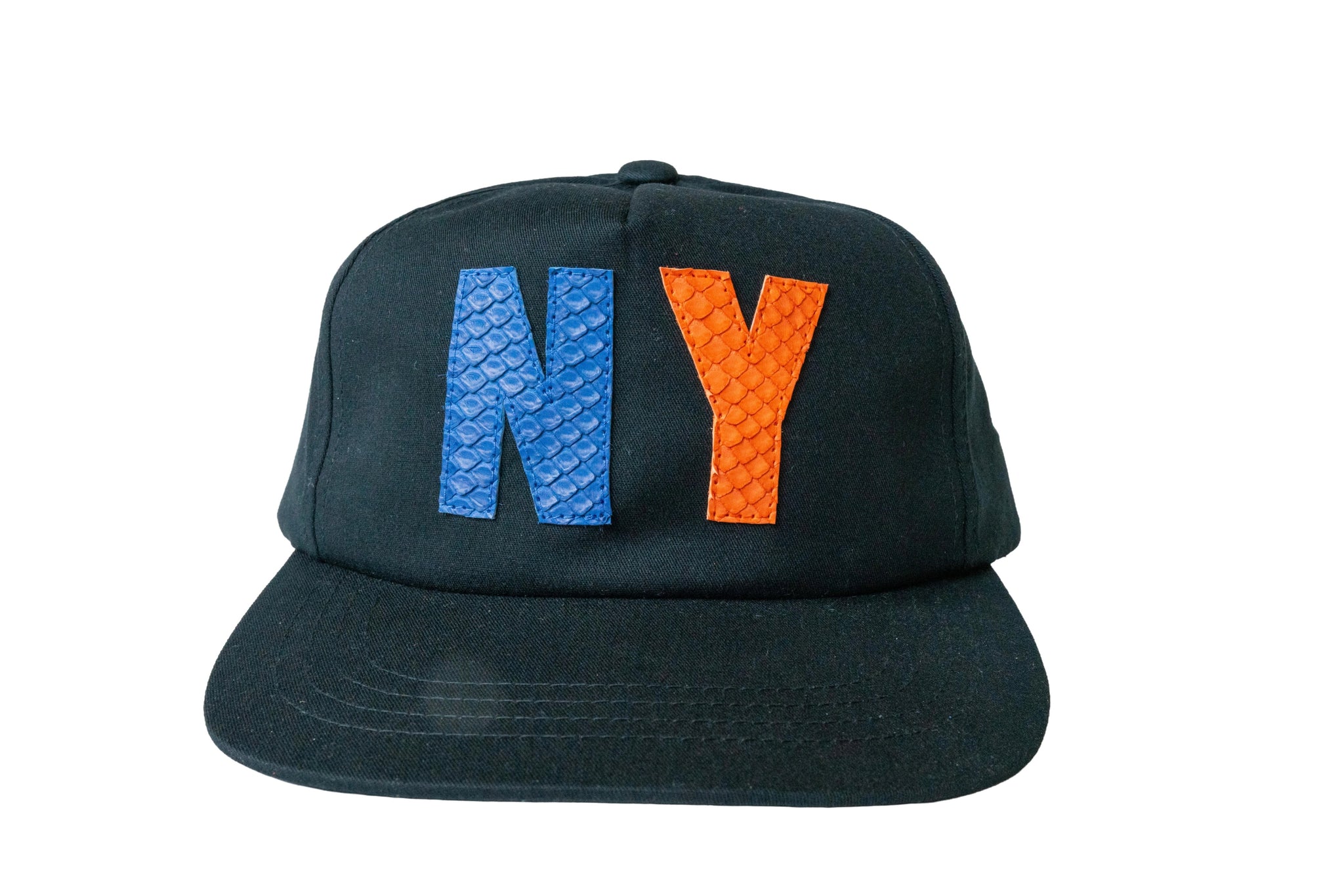 Custom "NY" Knicks Colorway Python Strapback