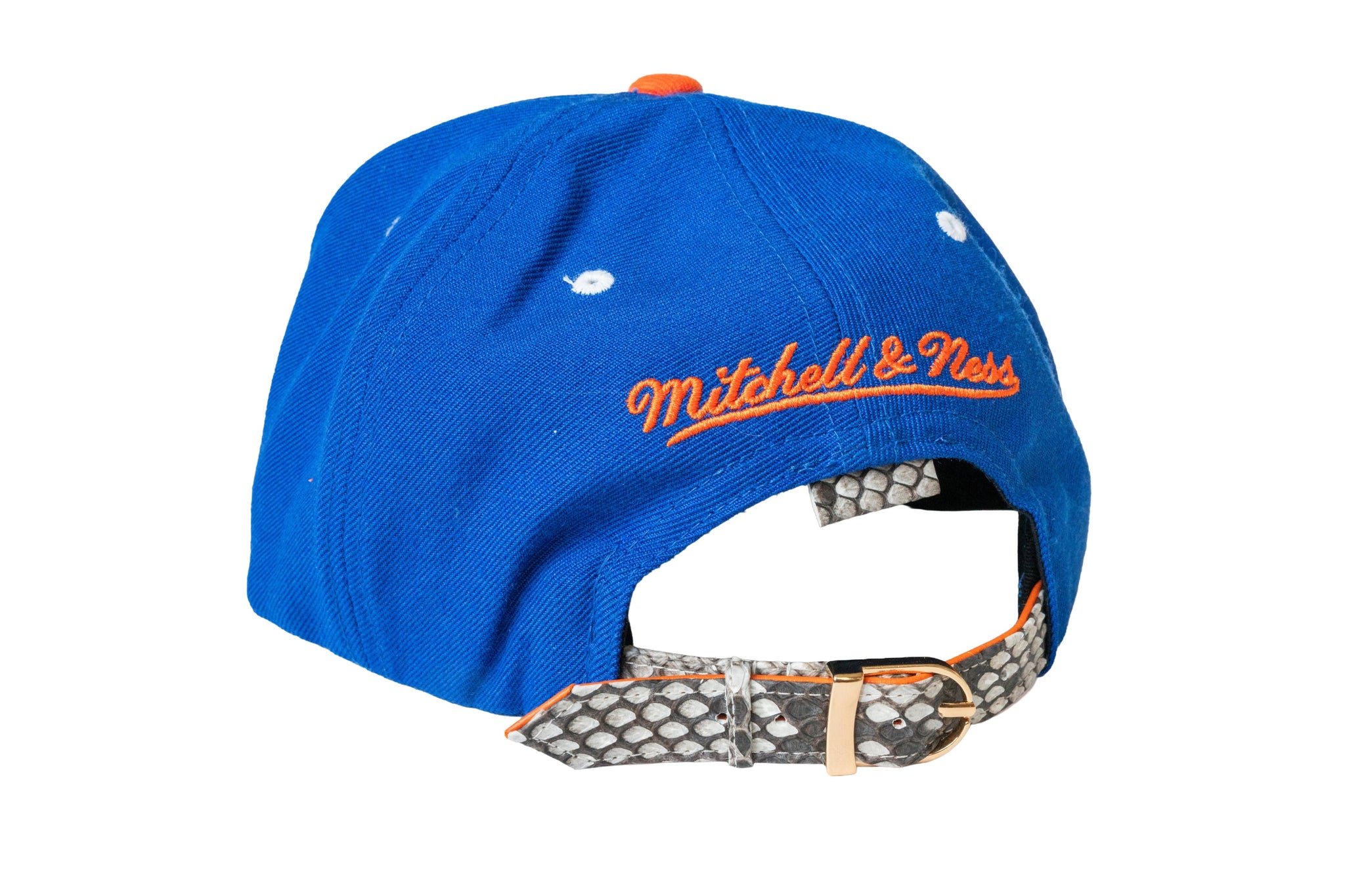 Custom Mitchell & Ness New York Knicks OG Logo Script Strapback