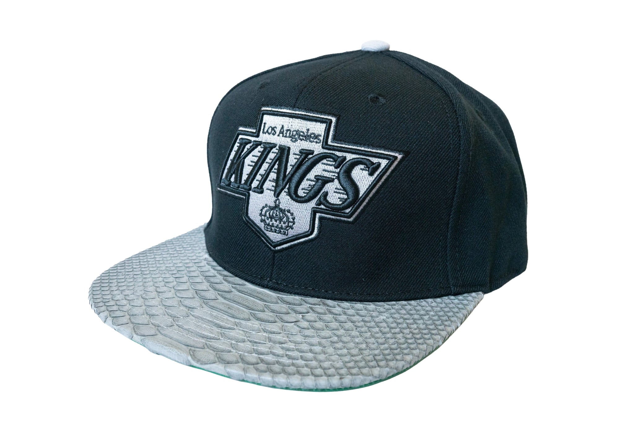 Custom Mitchell & Ness Los Angeles Kings Black/Grey OG Strapback