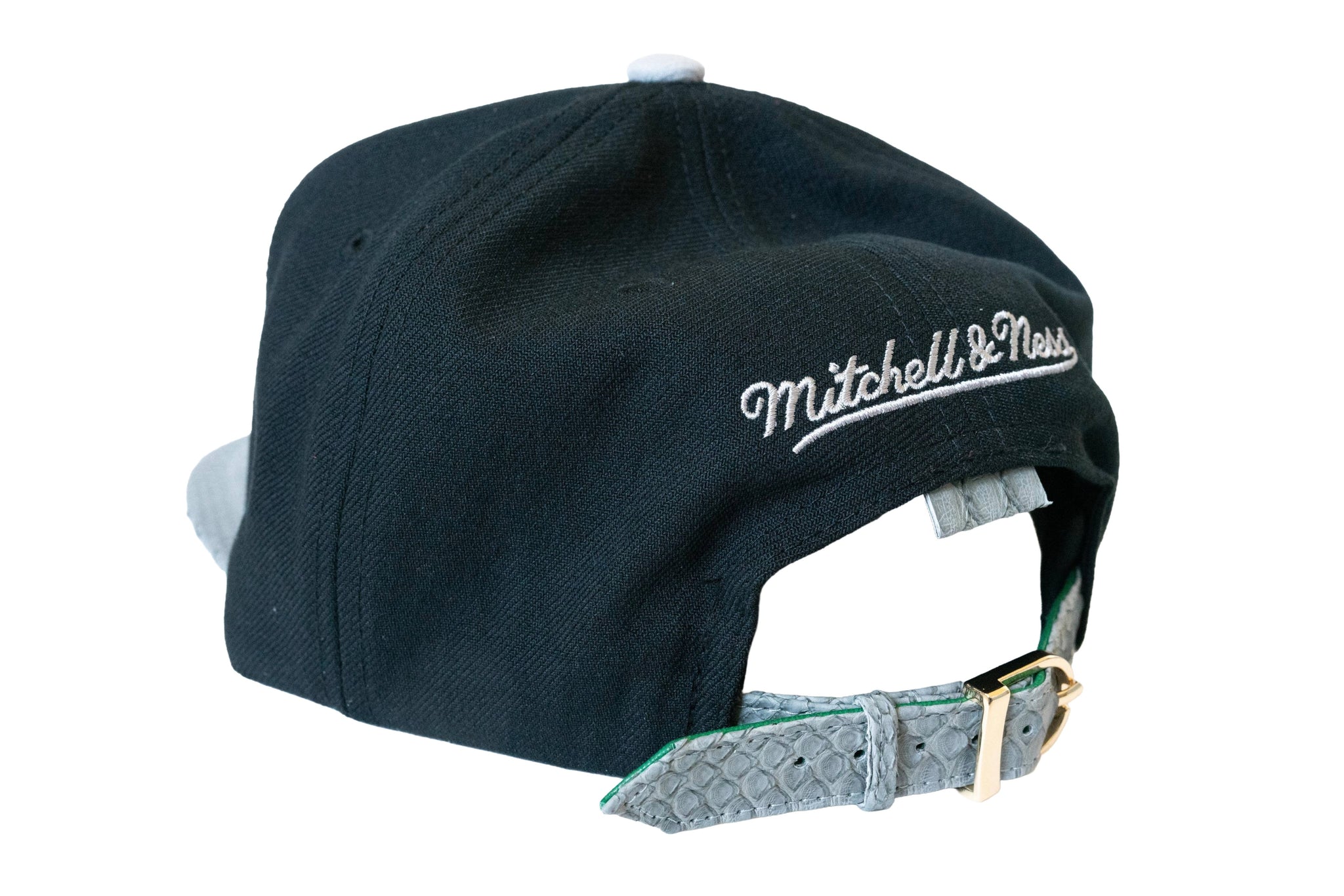 Custom Mitchell & Ness Los Angeles Kings Black/Grey OG Strapback