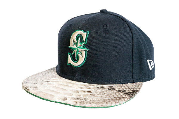 Custom New Era Seattle Mariners Basic Logo Strapback