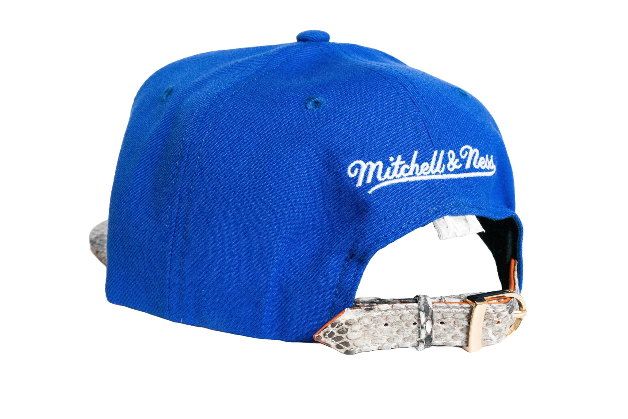 Custom Mitchell & Ness New York Knicks Basic Logo Strapback (Natural)