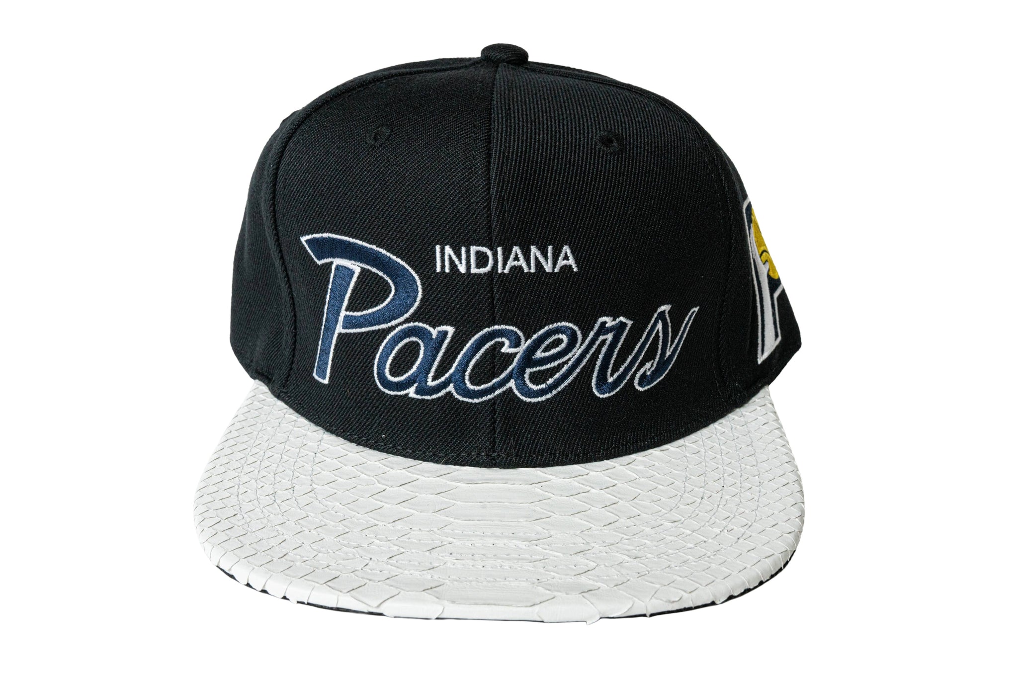 Custom Mitchell & Ness Indiana Pacers The Script Strapback