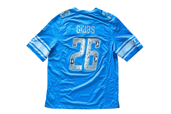 Custom Nike Jahmyr Gibbs Detroit Lions Python Jersey