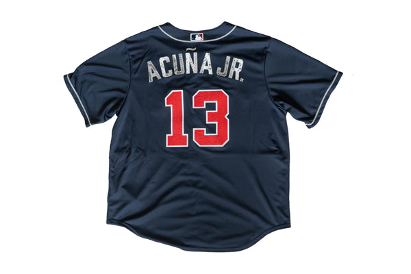 Custom Nike Ronald Acuña Jr. Atlanta Braves Python Jersey