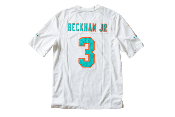 Custom Nike Odell Beckham Jr. Miami Dolphins Python Jersey (Home)