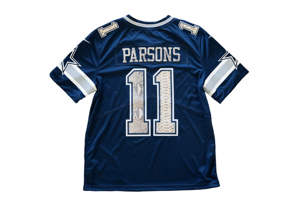 Custom Nike Micah Parsons Dallas Cowbows Python Jersey