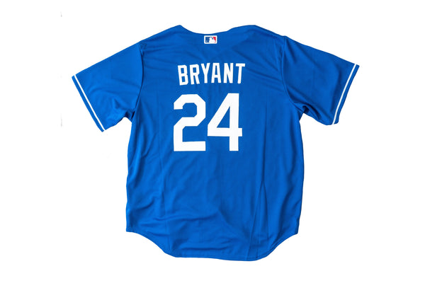 Custom Nike Kobe Bryant Los Angeles Dodgers Python Jersey (Blue)