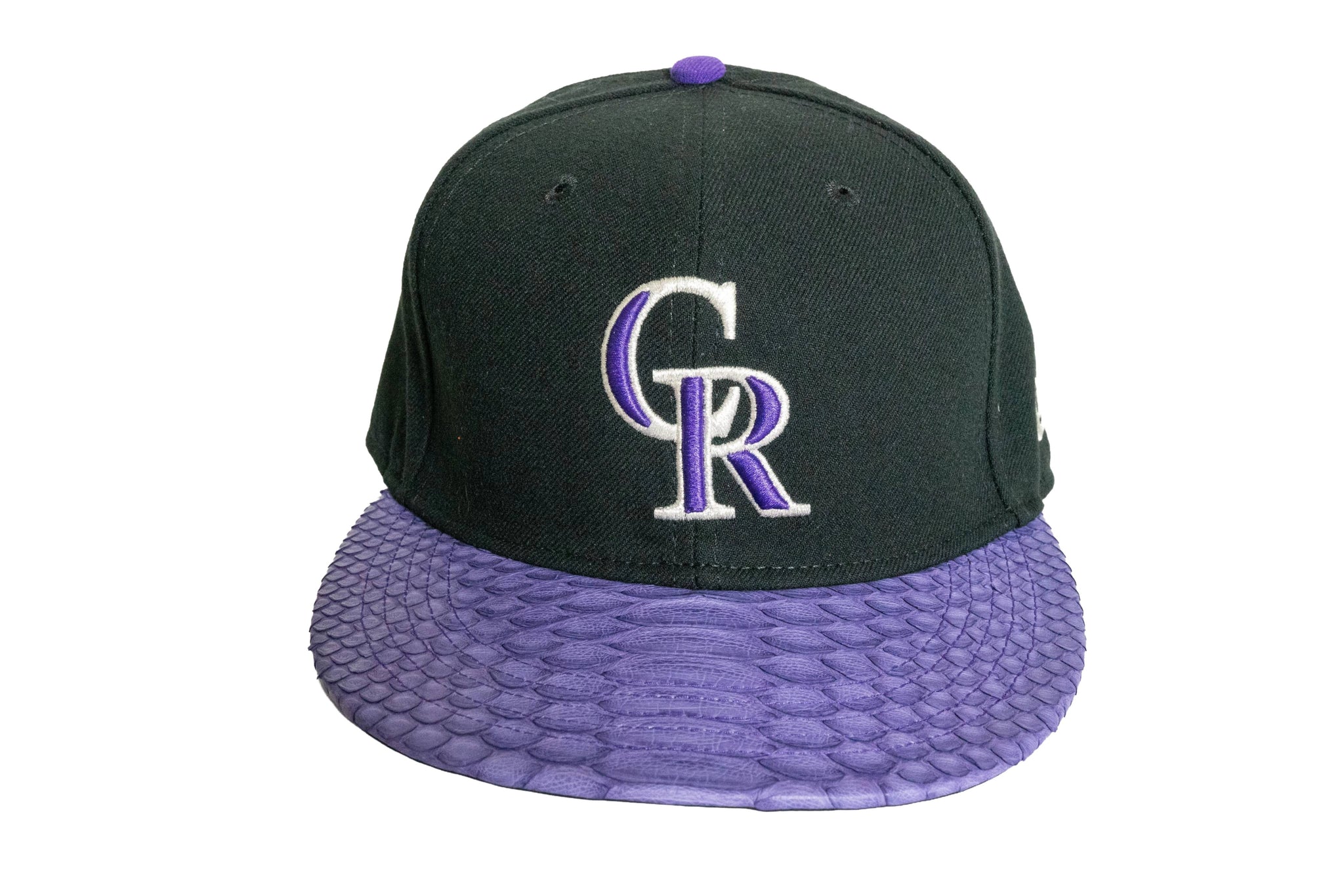 Custom New Era Colorado Rockies Basic Logo Python Fitted