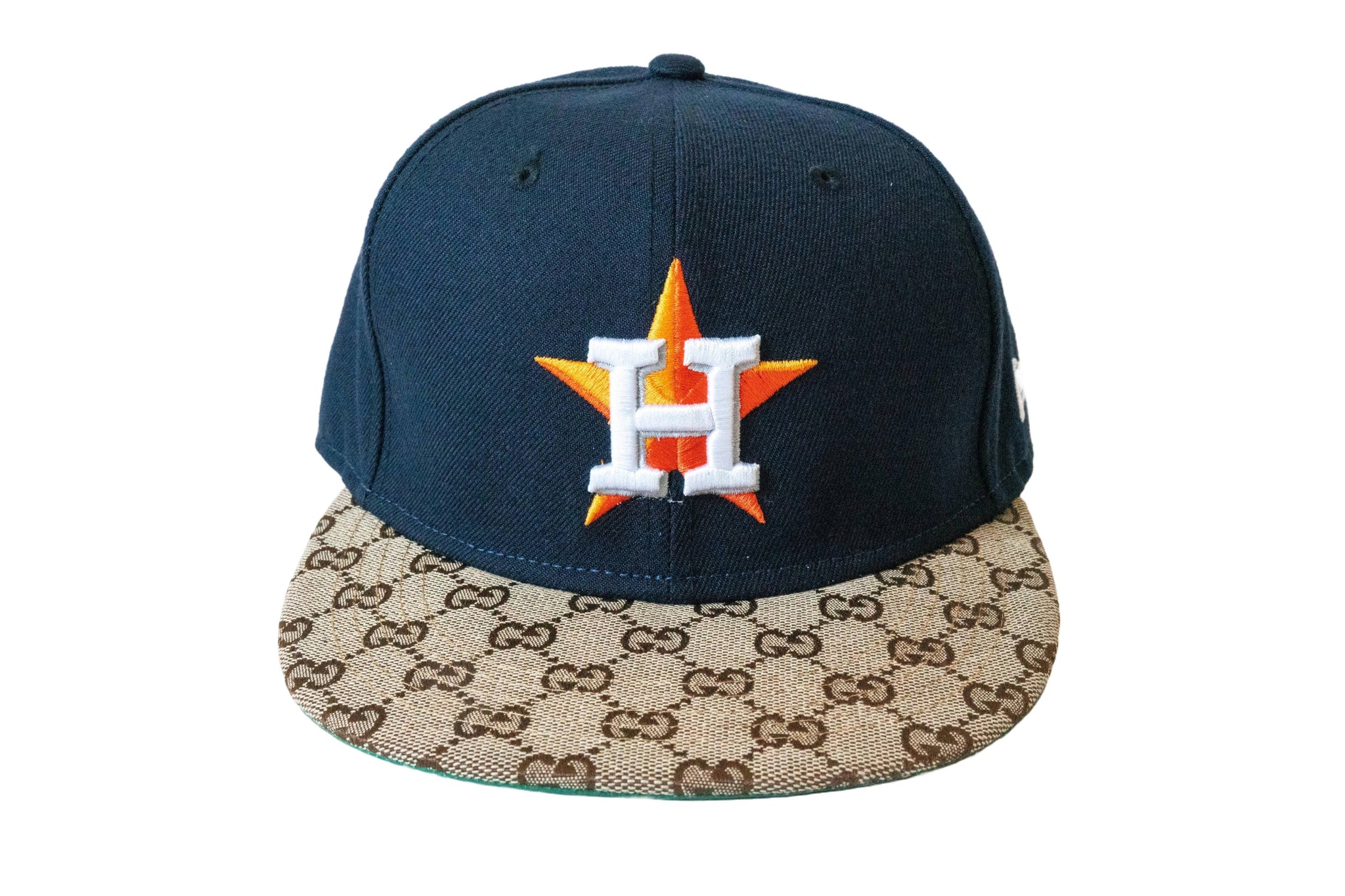 Custom New Era Houston Astros Gucci Hat