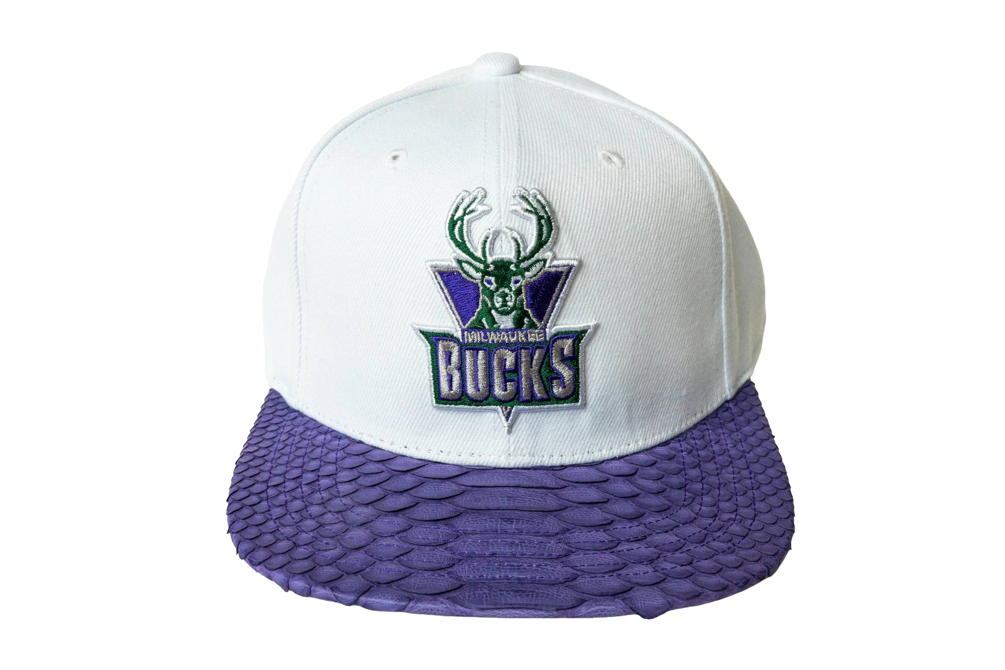 Custom Mitchell & Ness Milwaukee Bucks OG Logo Strapback