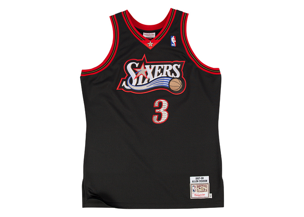 Custom Mitchell & Ness Allen Iverson 1997-1998 Philadelphia 76ers Python Jersey
