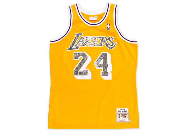 Custom Mitchell & Ness Kobe Bryant 2007-2008 Los Angeles Lakers Python Jersey