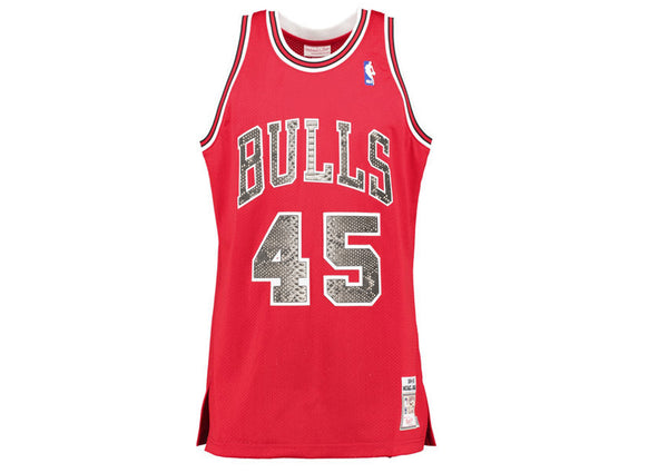 Custom Mitchell & Ness Michael Jordan 1994-1995 Homecoming Chicago Bulls Python Jersey