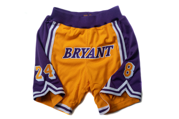 Custom Mitchell & Ness Los Angeles Lakers "BRYANT" Kobe Bryant Authentic Shorts