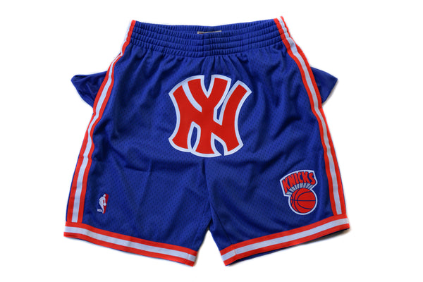 Custom Mitchell & Ness New York Knicks Retro Logo Swingman Shorts