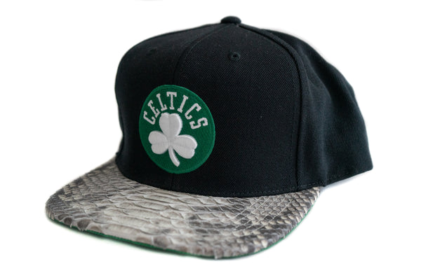 Custom Mitchell & Ness Boston Celtics Clover Strapback