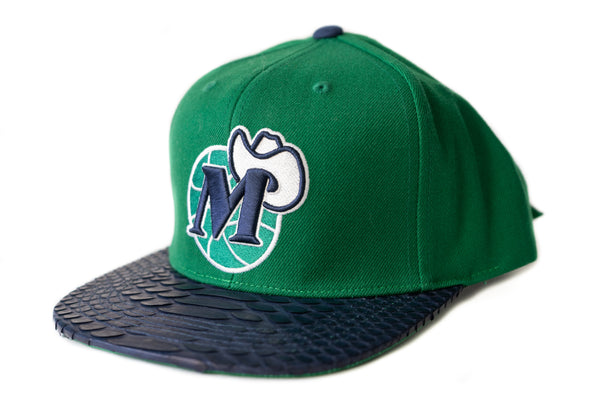 Custom Mitchell & Ness Dallas Mavericks Basic Logo Strapback
