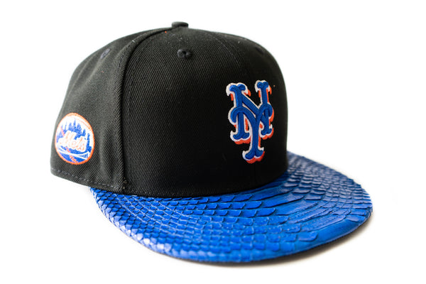 Custom New York Mets Basic Logo Strapback