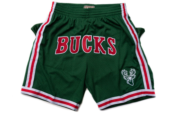 Custom Mitchell & Ness Milwaukee Bucks Swingman Shorts
