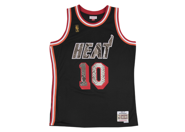 Custom Mitchell & Ness Tim Hardaway 1996-1997 Miami Heat Python Jersey