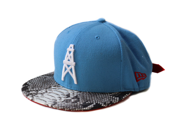 Custom New Era Houston Oilers Basic Logo Strapback