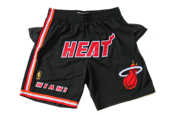 Custom Mitchell & Ness Miami Heat 1996-1997 "HEAT" Shorts