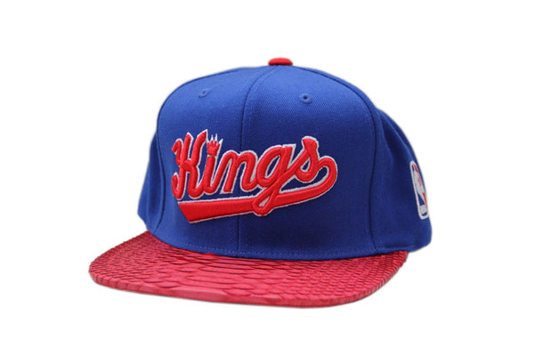 Custom Mitchell & Ness Sacramento Kings 2 Tone Strapback
