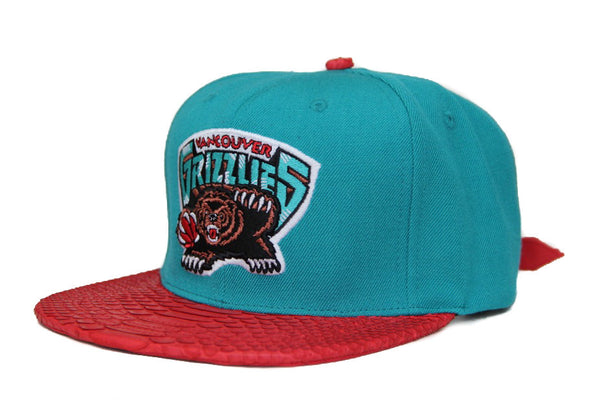 Custom Mitchell & Ness Vancouver Grizzlies XL Logo Strapback
