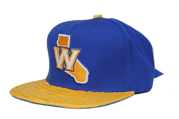 Custom Mitchell & Ness Golden State Warriors California Strapback