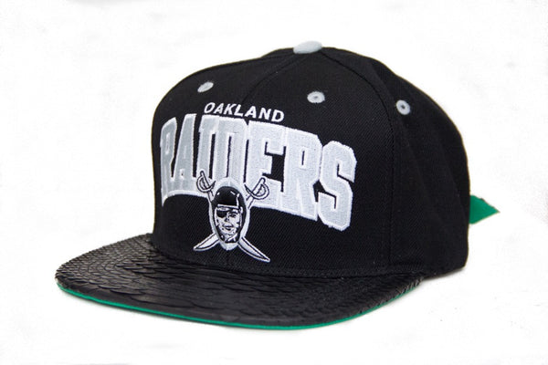 Custom Mitchell & Ness Oakland Raiders Arch Logo Strapback