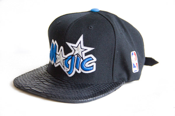 Custom Mitchell & Ness Orlando Magic 2 Tone Strapback (Black)
